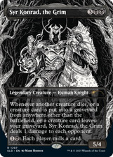 Syr Konrad, the Grim NM, Limited Secret Lair MTG, RIDDICK ART picture