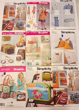 Lot Of 9 Simplicity Craft & Accessory Sewing Patterns All Uncut & Complete picture