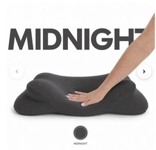 Black Mellow CloudAlign Sleep Pillow Memory Foam Neck Support - Regular size  picture