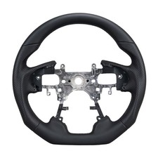 Full Leather Sport Steering Wheel Black Stitching For 2013-2017 Honda Accord 9th picture