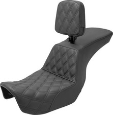 Saddlemen Tour Step-Up LS Seat With Backrest F. Lattice Stitch #284597 picture