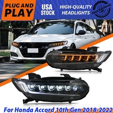 2x Upgrate Full LED Headlights 12x Projector For Honda Accord 10th Gen 2018-2022 picture