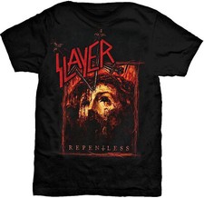 SLAYER cd cvr REPENTLESS - RECTANGLE Official SHIRT MED New reign awaits abyss picture