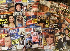 COUNTRY WEEKLY Lot of 15 Magazines~ VINTAGE ‘90-00s, A+ Condition ~ Garth Brooks picture