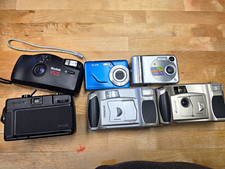 Vintage Camera Lot of 6 Kodak Polaroid Continental Parts Repair AS-IS picture