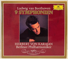 KARAJAN - Beethoven 9 Symphonien (5-Disc Box Set) (1989) - Compact Disc CD - EX picture
