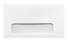 PrintMaster White Wove #6 Window Envelope - 24 lb,  3 5/8