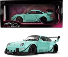 Pink Slips - 1:18 RWB Porsche Kei Kishi Diecast Car (Teal) [New Toy] Toy Car picture
