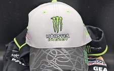 2019 Kurt Busch Monster Energy Crew Issued Shirt And Playoff Hat picture