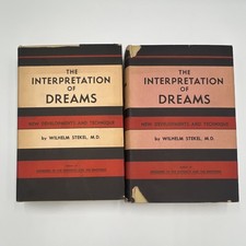 The Interpretation of Dreams Wilhelm Stekel Hardcover Liveright Psychology DJ picture