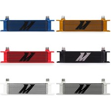 Mishimoto MMOC-10RD Universal 10 Row Oil Cooler, Red picture