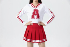 1980's Iconic Revenge Of The Nerds Cheerleader Uniform Cosplay Halloween Costume picture
