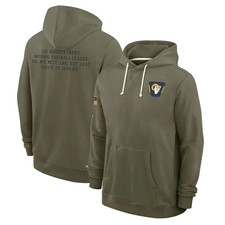 Men's Olive 2025 Salute to Service Sideline Dri-FIT Hoodie picture
