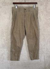 Adam Et Rope Pants Womens Size 38 Beige Made in Japan Cotton picture