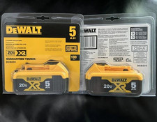 2 Pack DEWALT DCB205-2 20V Max XR 5.0Ah Lithium-Ion Batteries NEW picture