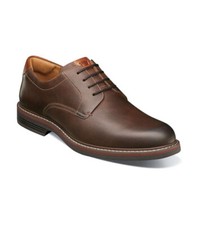 Florsheim Men's Norwalk Plain Toe Oxford 13369-215 Brown US 11.5 Wide picture
