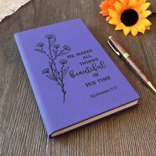 Custom Prayer Journal, Bible Study Journal, Daily Prayer Bible Journal Women Men picture
