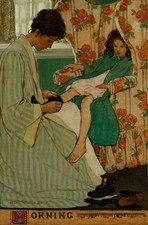 Jessie Willcox Smith - Morning - Domestic Interior Illustration Art Print 1902 picture