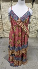 Torrid x Betsey Johnson Maxi Ruffle Dress Size 4X Asymmetrical Tiered Floral NWT picture
