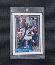 RC SHAQUILLE O'NEAL SHAQ ROOKIE CARD 1992 Topps #362 Lakers MAGIC DRAFT PICK HOF picture