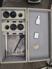 Haag-Streit Slit Lamp Parts & Accessories Set with Original Case Eyepieces picture