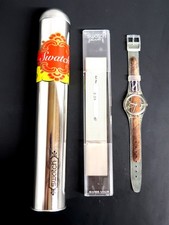 Swatch Watch CIGAR GK250 New Old Stock 1997 Limited Edition with Metal Tube Set picture