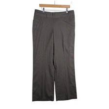 New Worthington Stretch Career Trouser Pants size 14 Brown picture