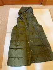 Cisono Olive Green Padded Vest with Hood Size XL picture