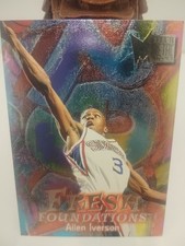 1996-1997 FLEER METAL💎FRESH FOUNDATION ROOKIE 🔥ALLEN IVERSON 🔥#236 picture