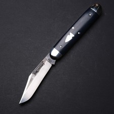 Northwoods Knives GEC Forest Jack - Clip Point / Blue Linen Micarta picture