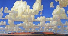 Maynard Dixon : American West : Clouds : c1940s : Archival Canvas Art picture