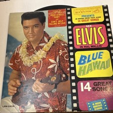 Elvis Presley Blue Hawaii RCA Victor Vinyl LP 12