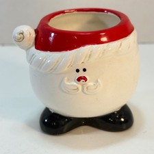 Holt Howard Santa Claus Toothpick Planter Vintage Japan White Red Ceramic Kitsch picture