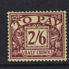 GB EDVIII 1936 2/6 purple/yellow postage due SgD26 cat £325 - MNH picture
