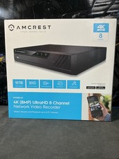Amcrest NV4108-A2 Network Video Recorder 4K 8MP UltraHD 8 Channel - New & Sealed picture