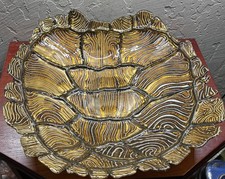 Vietri Tortoise Shell Art Glass Platter  13