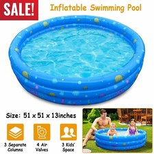 Children Inflatable Swimming Pool Large Family Summer Outdoor Play Pool 3 Kids picture