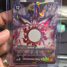 Bandai Digimon Card Game Chronomon: Holy Mode Alt Art Foil EN SR* BT26-016 picture