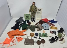 Vintage 1964 Hasbro GI Joe Action Figure Early Lot Of Extras Clothes Scuba Club picture