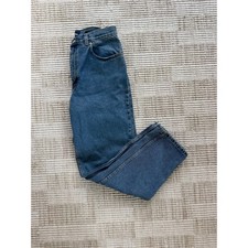 Vintage Capezio High Waisted Mom Jeans Medium Wash Straight Leg 8S 3616 picture