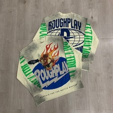RoughPlay Washed Vintage Retro Round-neck Long-sleeve Shirt picture