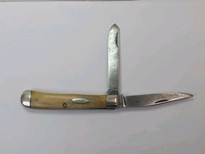 Case XX USA - Vintage (1965 - 1969) 5254 Stag Trapper Pocket Knife picture