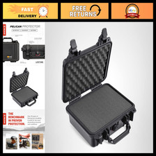 Durable Waterproof Case with Foam Insert - Ideal for Gear Protection, Black picture