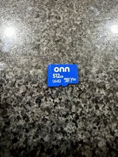 onn 512GB C10 U3 V30 A2 microSDXC Flash Memory Card. Open Box .  picture