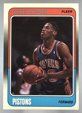 1988-89 Fleer Dennis Rodman RC Pistons #43 - NM picture