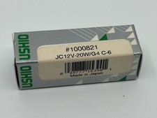 Ushio JC12V 20W G4 C6 12V-20W  Lamp Bulb New In Box  #1000821 picture