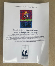Once on This Island Libretto Vocal Book Music Theatre Int'l Lynn Ahrens picture