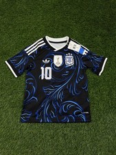 Kids Size S & XL - Adidas Argentina World Cup Away Messi Official Jersey KH3942 picture