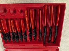 Blue Point Snap-on Tools Red Master 12-Piece Snap Ring Plier Set picture