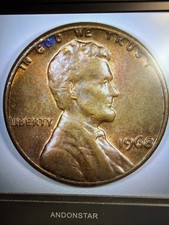 1968 p lincoln cent Double Ear #36 Items 36 picture